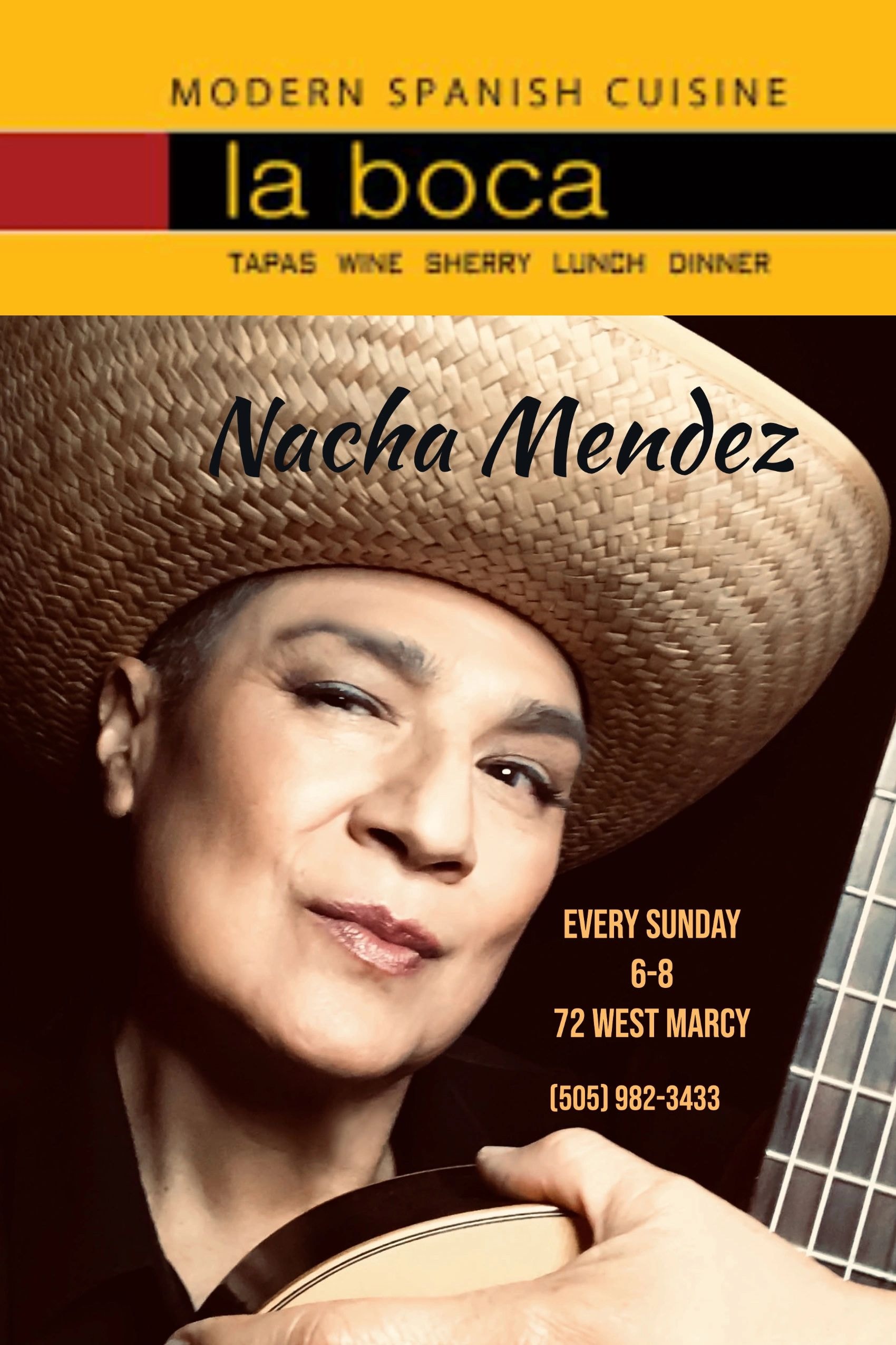 Taberna La Boca event poster